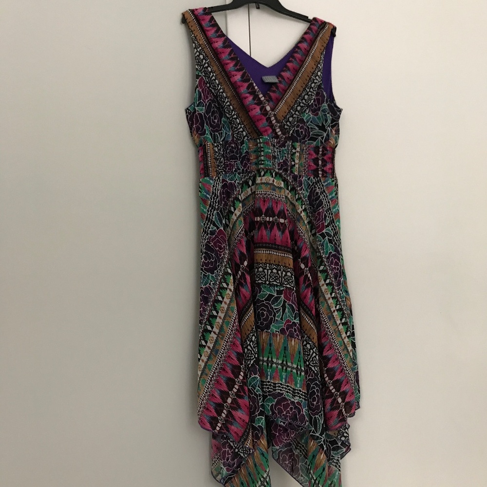 Ladies Size 12 Handkerchief Ankle Length Dress